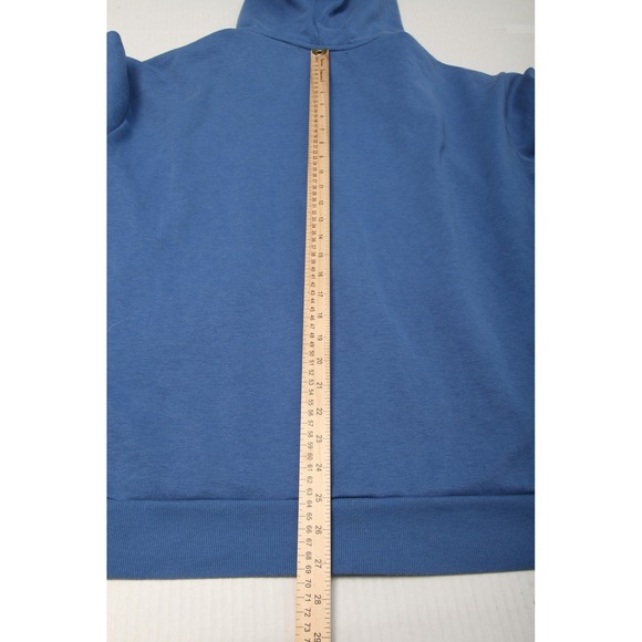 TomboyX Hoodie Sweatshirt Womens 2XL Blue Full Zip Drawstring Pockets Hooded - Picture 7 of 10